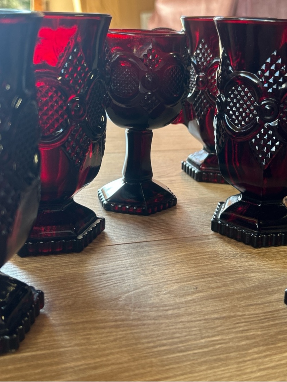 1876 AVON Red Ruby Collection - 7 pieces